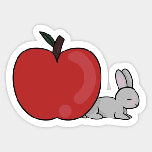 Sleepy Bunny Sticker